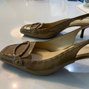 Tan Cole Haan Kitten Heels